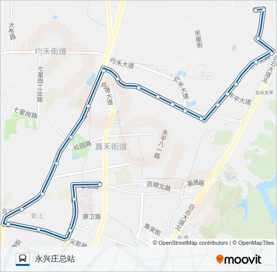公交926路的线路图