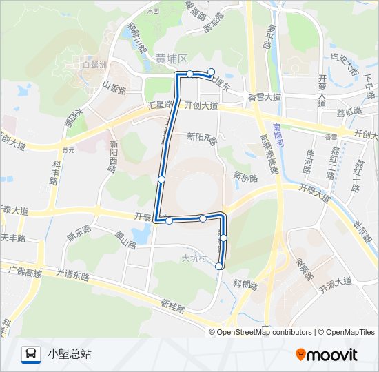 公交941路的线路图