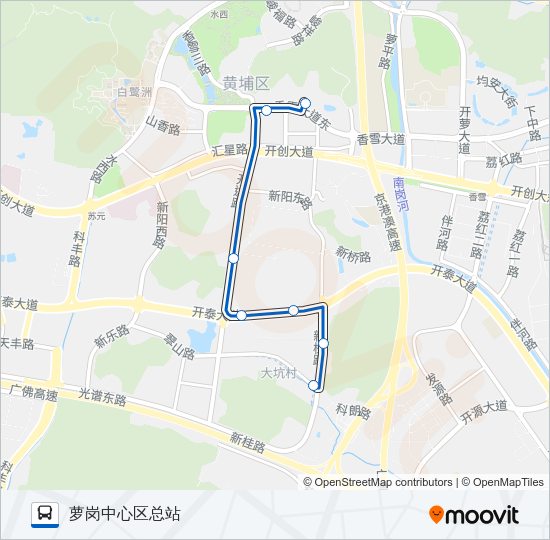 公交941路的线路图
