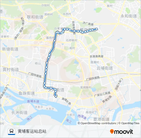 943路 Bus Line Map