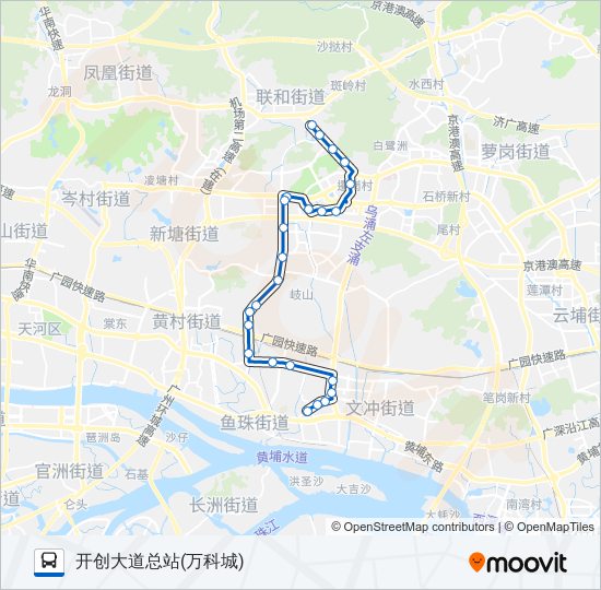 公交945路的线路图