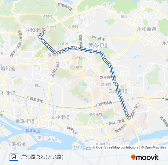 公交946路的线路图
