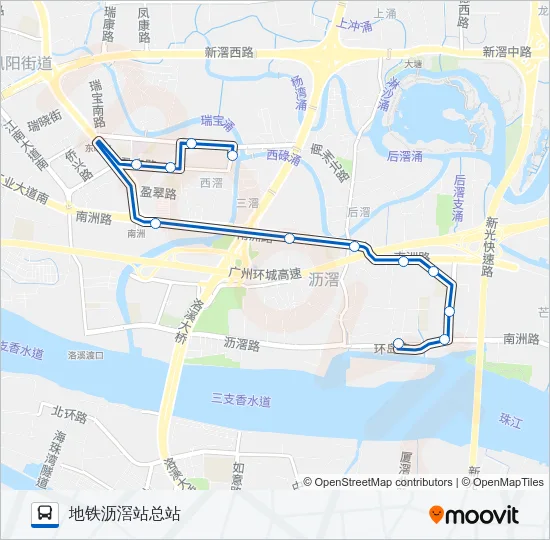 960路 Bus Line Map