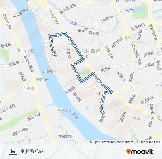963路 Bus Line Map
