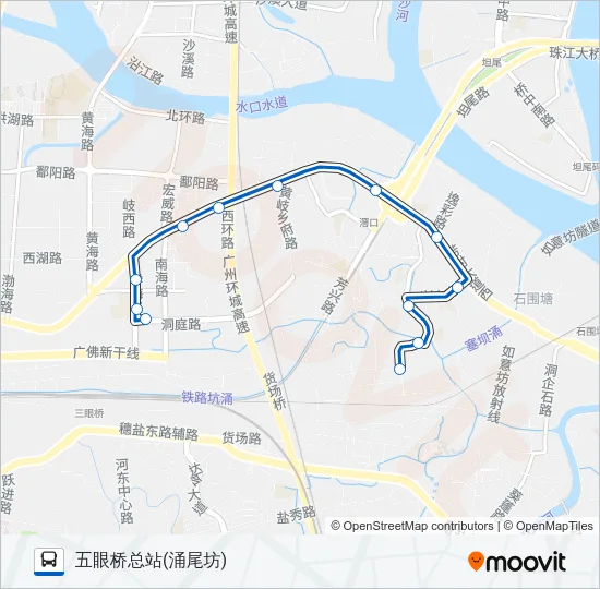 969路 Bus Line Map