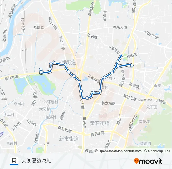 970路 Bus Line Map