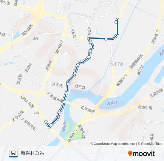 971路 Bus Line Map