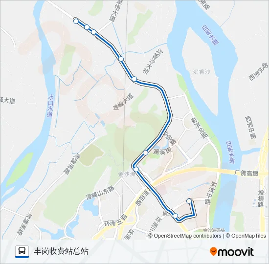 974路 Bus Line Map