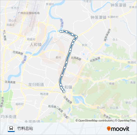 公交976路的线路图