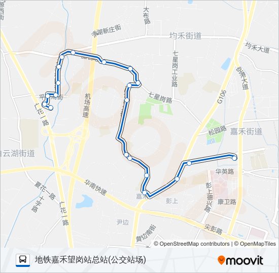公交978路的线路图