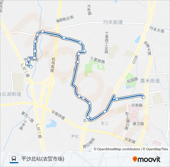 公交978路的线路图