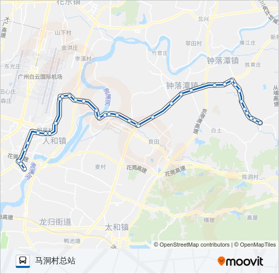 公交979路的线路图