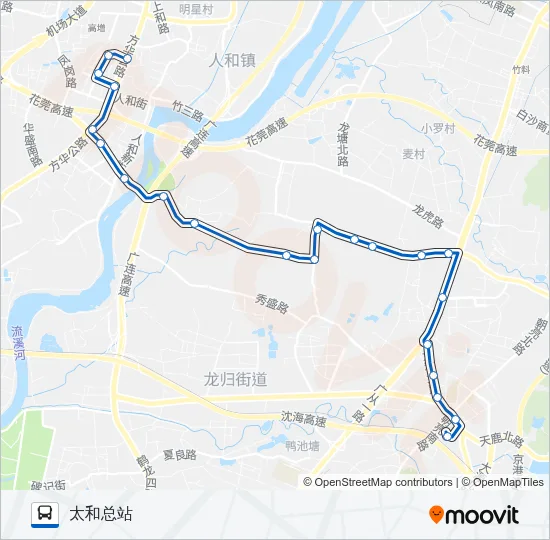 985路 Bus Line Map