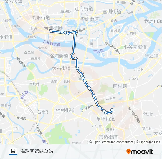 987路 Bus Line Map
