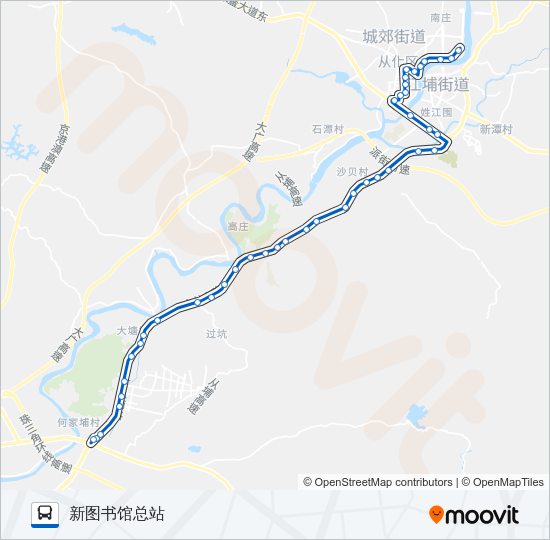 公交从化5路的线路图