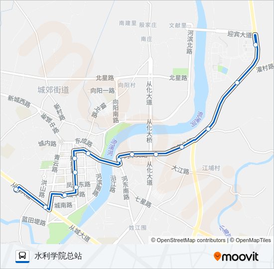 公交从化7路的线路图