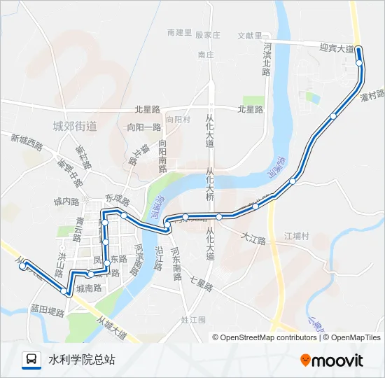 从化7路 Bus Line Map