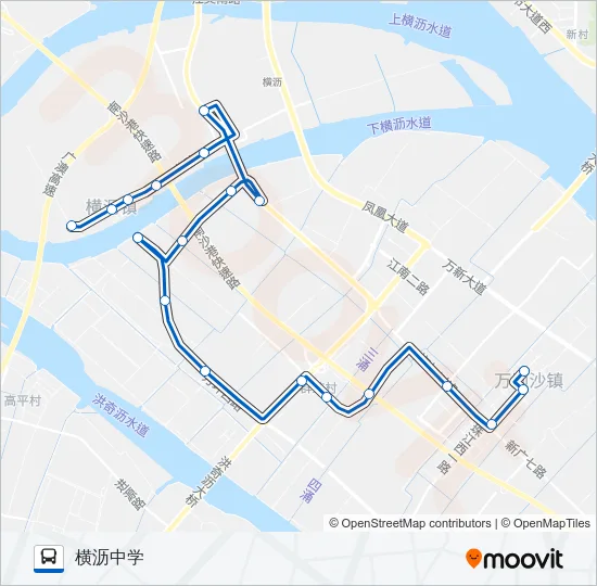 南10路 Bus Line Map