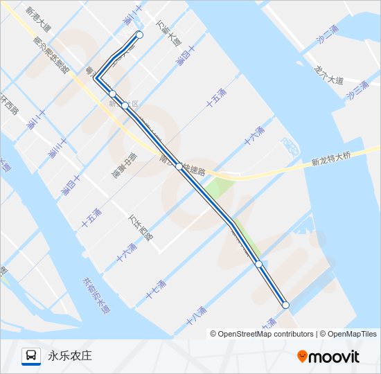 公交南11路的线路图
