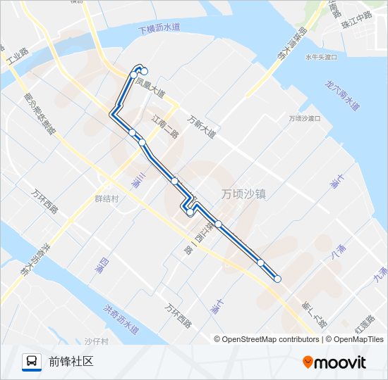 公交南14路的线路图