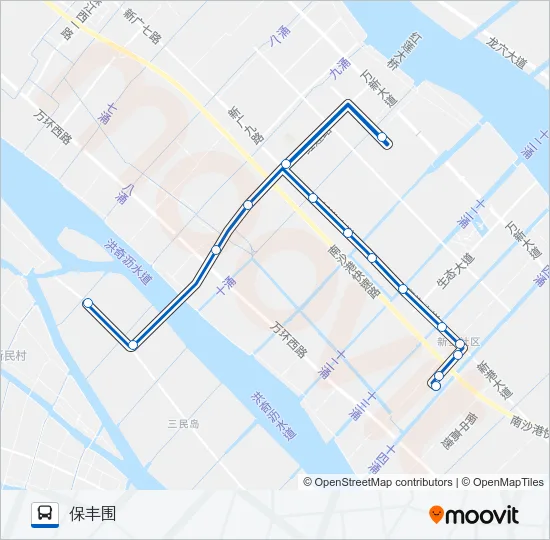 南16路 Bus Line Map