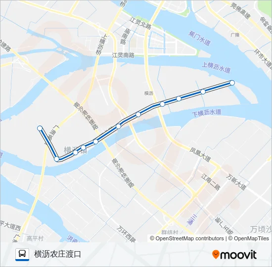 南17路 Bus Line Map