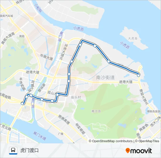 南20路 Bus Line Map