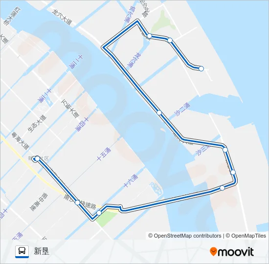 南21路 Bus Line Map