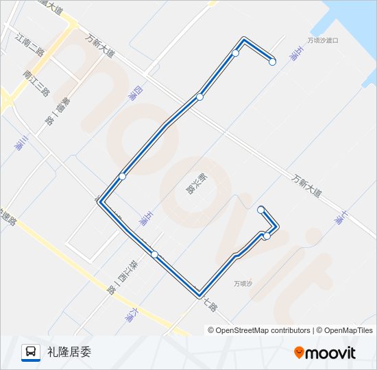 公交南22路的线路图
