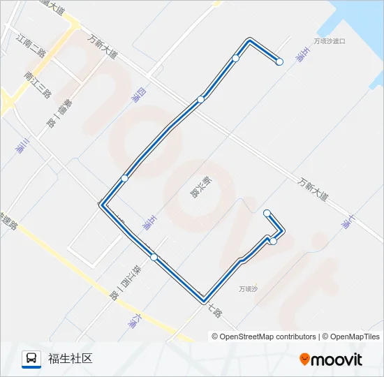 南22路 Bus Line Map