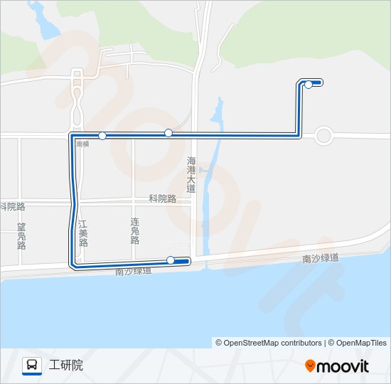 公交南24路的线路图