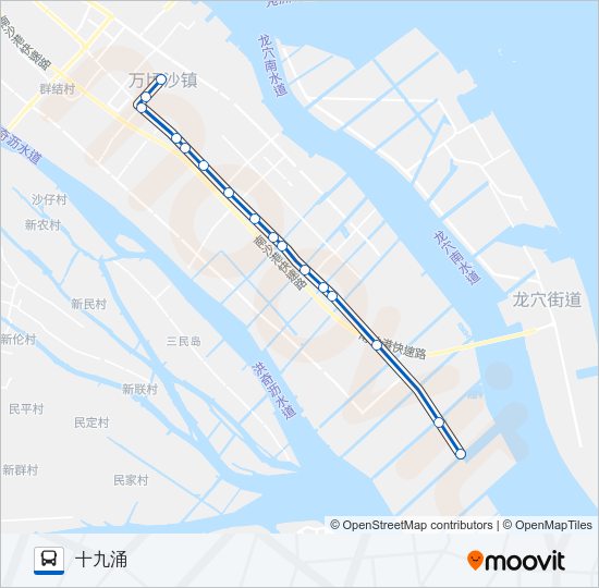 公交南25路的线路图
