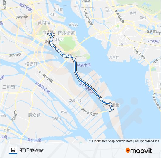 公交南27路的线路图