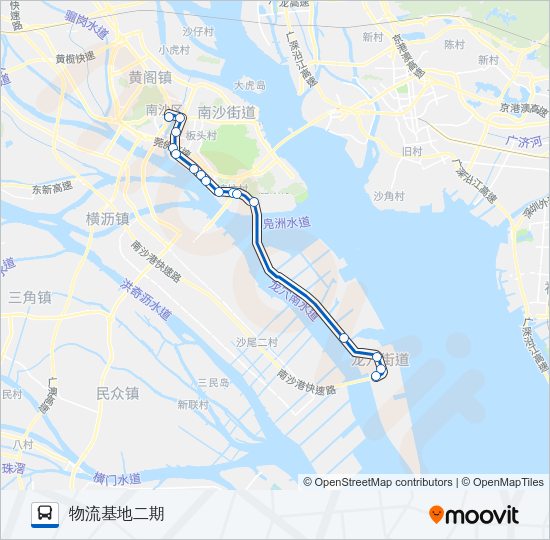 公交南27路的线路图