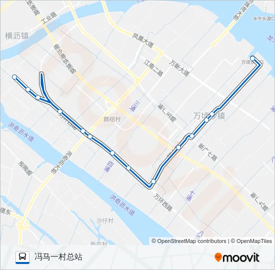 南28路 Bus Line Map