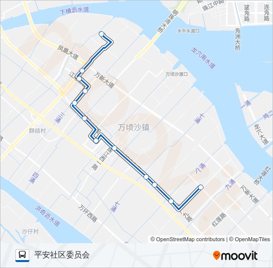 公交南29路的线路图
