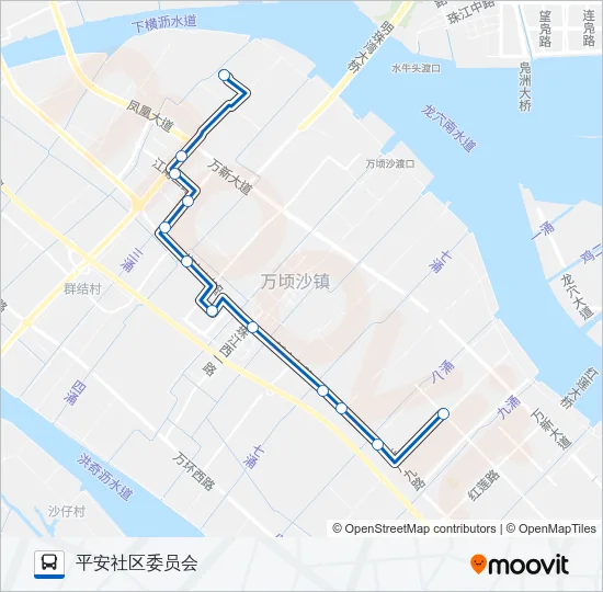 公交南29路的线路图