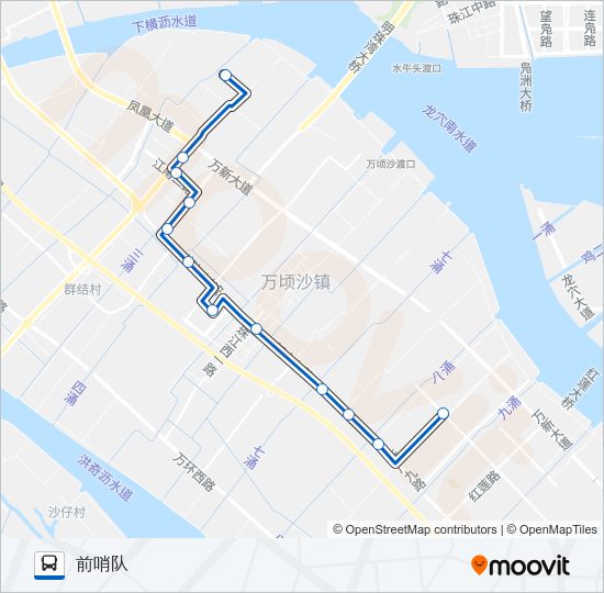 公交南29路的线路图