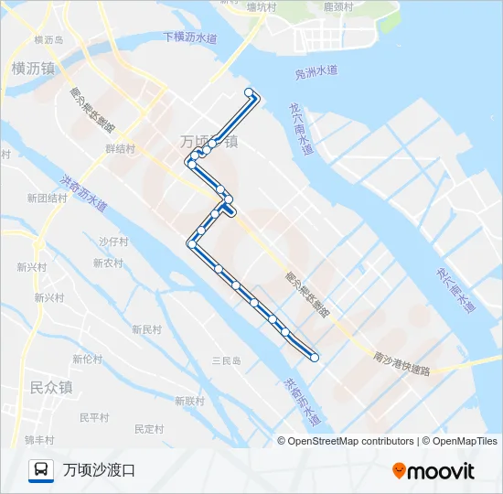 南30路 Bus Line Map