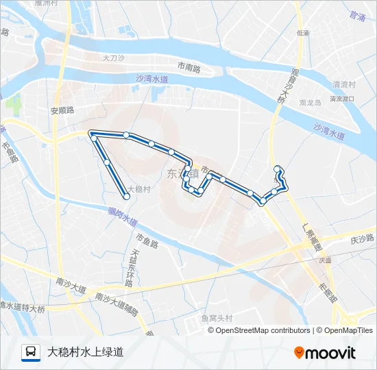 南35路 Bus Line Map