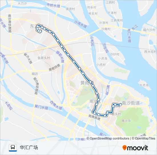 南38路 Bus Line Map