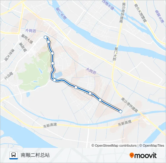 南42路 Bus Line Map