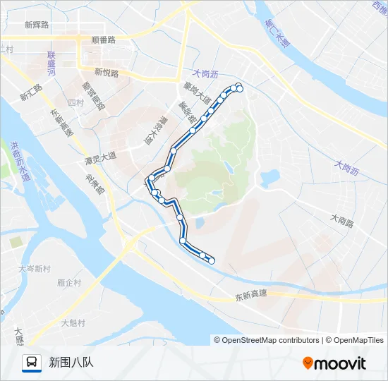南47路 Bus Line Map