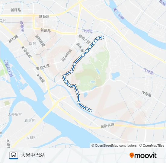 南47路 Bus Line Map