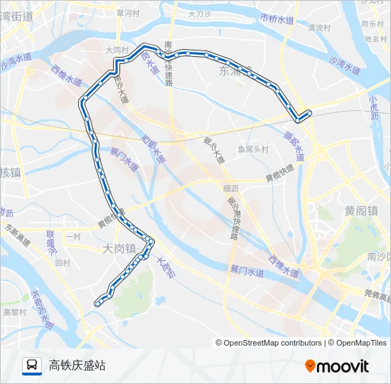 南48路 Bus Line Map