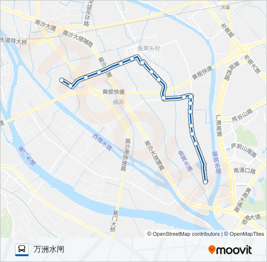 南51路 Bus Line Map