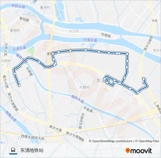 南52路 Bus Line Map