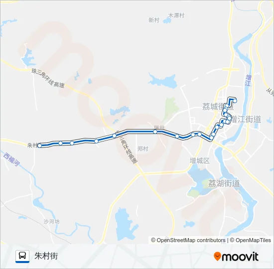 增城2路 Bus Line Map