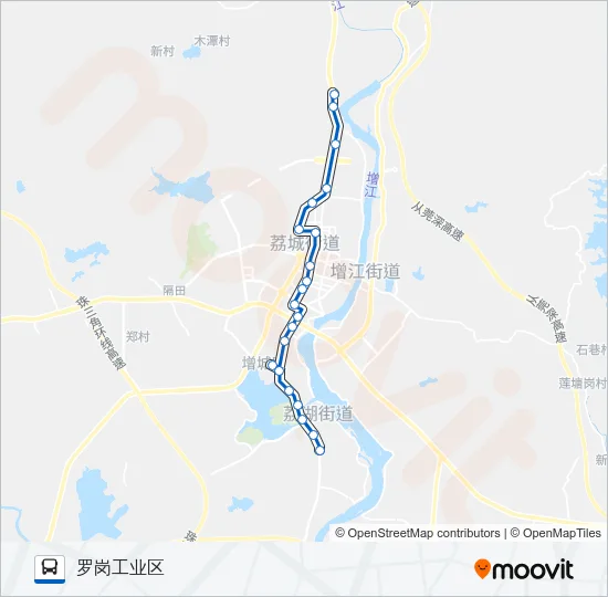 增城6路 Bus Line Map