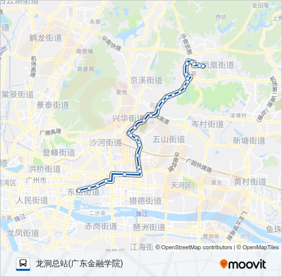 公交夜10路的线路图